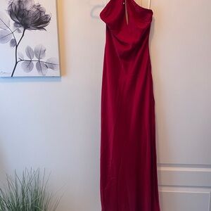 Elegant Red Evening Gown